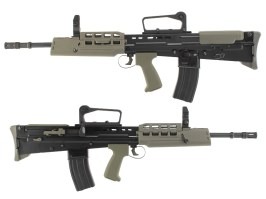Airsoft rifle L85 GBB - full metal, blowback - black [WE]