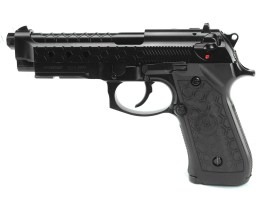 Pistolet airsoft M92 Hex Cut - GBB, full metal, Gen.2 - black [WE]