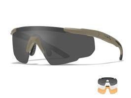 SABER Advanced glasses TAN - clear, smoke, light rust [WileyX]