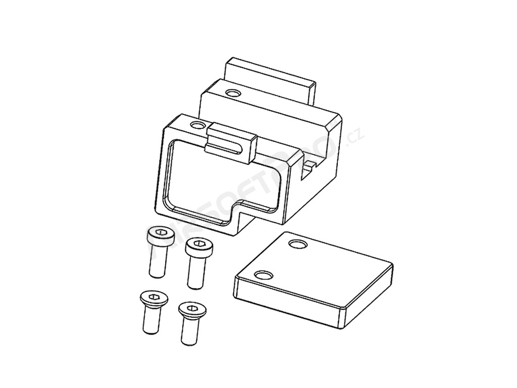 CNC kostka pro hop-up komory AK [RetroArms]