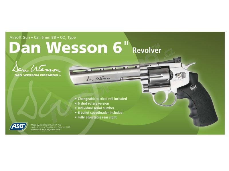 Airsoftový revolver DAN WESSON 6