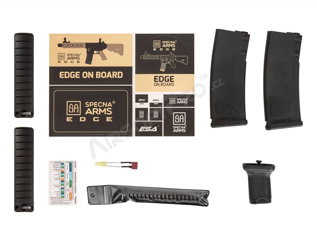 Airsoftová zbraň RRA SA-E03 EDGE 2.0™ - černá [Specna Arms]