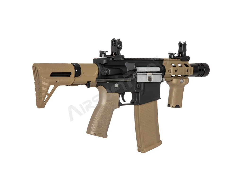 Airsoftová zbraň RRA SA-E10 PDW EDGE™ - černá / TAN [Specna Arms]