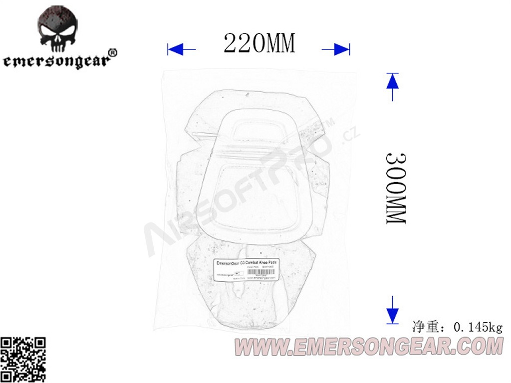 Combat Knee Pads for G3 pants - Ranger Green [EmersonGear]