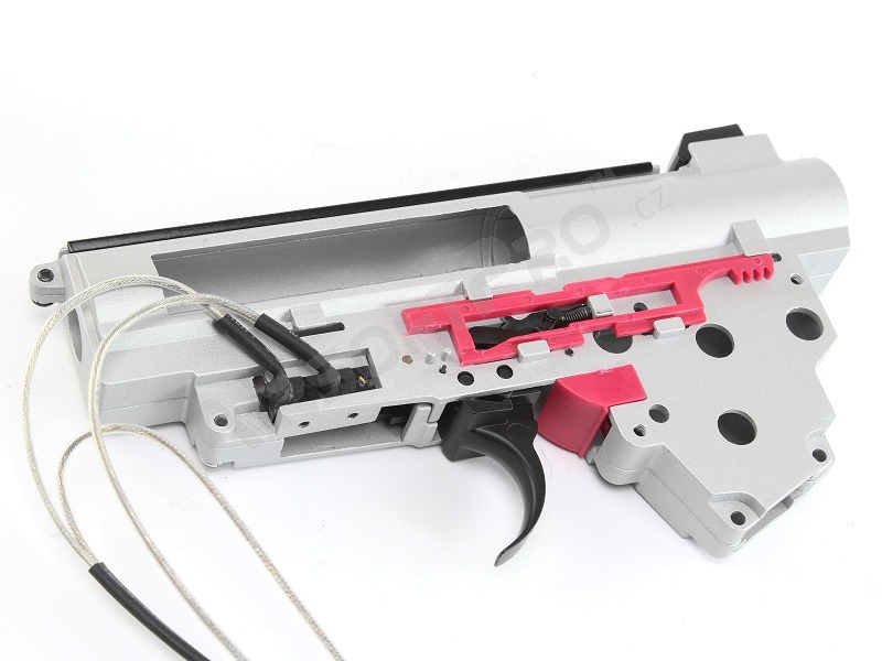 AK QD spring gearbox frame with microswitch + many parts Front [Shooter]