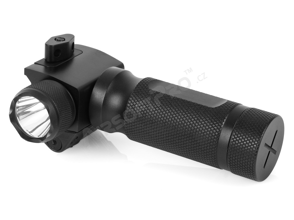CNC metal vertical grip with ultra flashlight and green laser [Shooter]