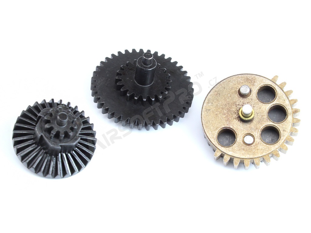 CNC reinforced gear set 18:1 - New type with integrated axis [Shooter]