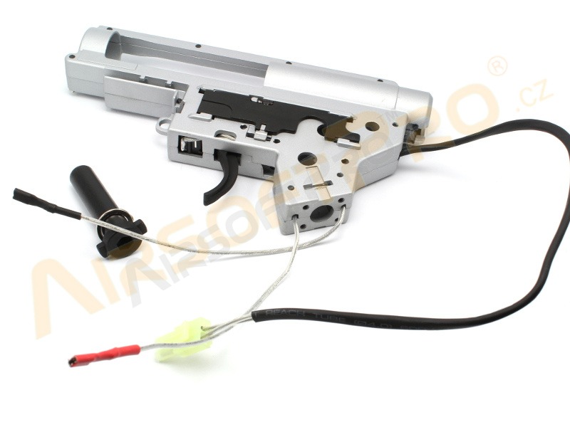 Skelet QD mechaboxu V2 s trnem a mikrospínačem pro M4 - kabely do pažby [Shooter]