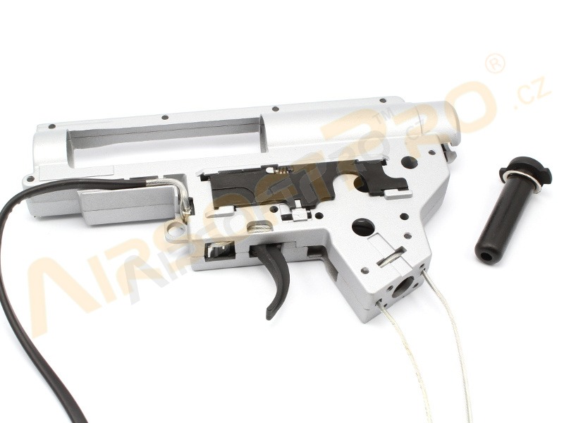 Skelet QD mechaboxu V2 s trnem a mikrospínačem pro M4 - kabely do předpažbí [Shooter]