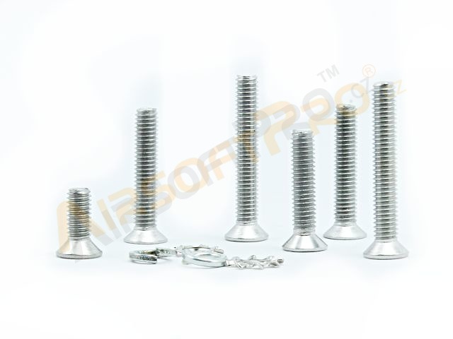 Spare screws for gearbox V3 - stainless steel [Shooter]