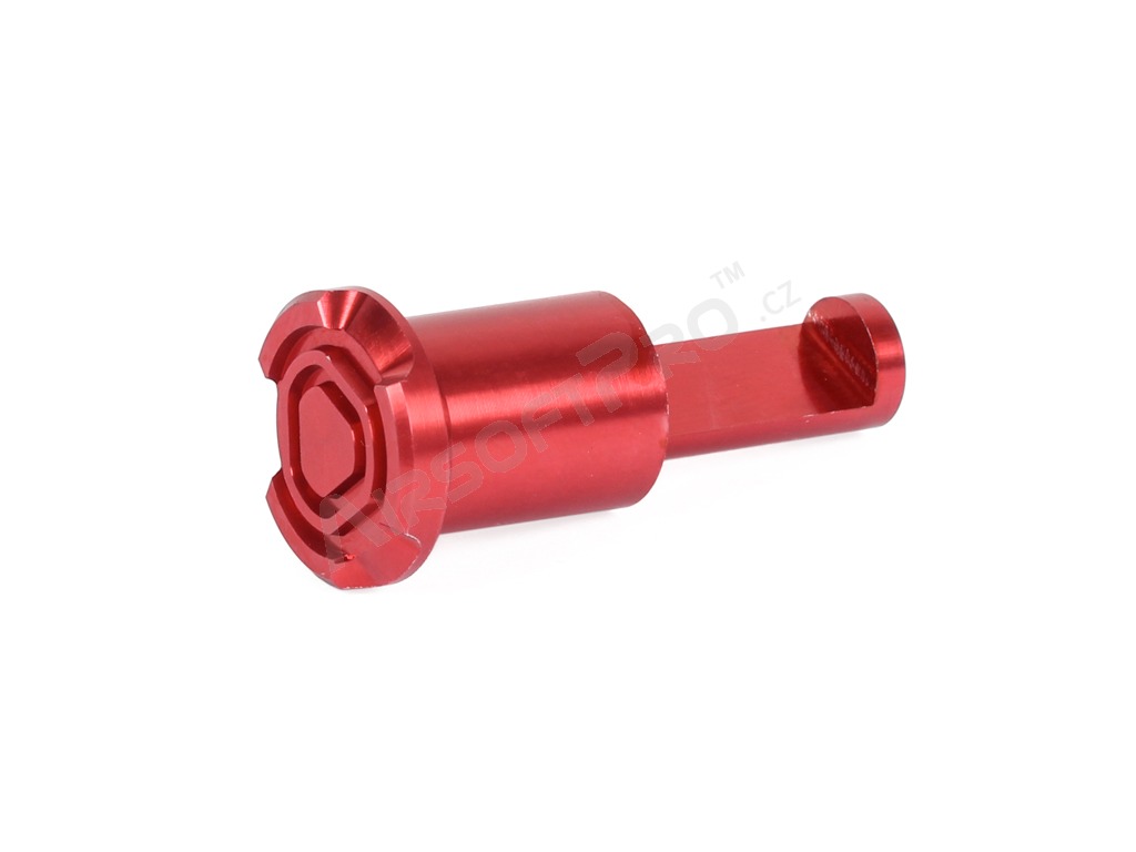 CNC forward assist button for M4 series - red [SHS]