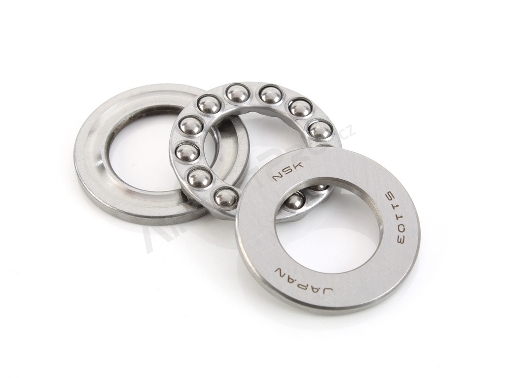 HTI stainless steel / POM spring guide with thrust bearing [Silverback]