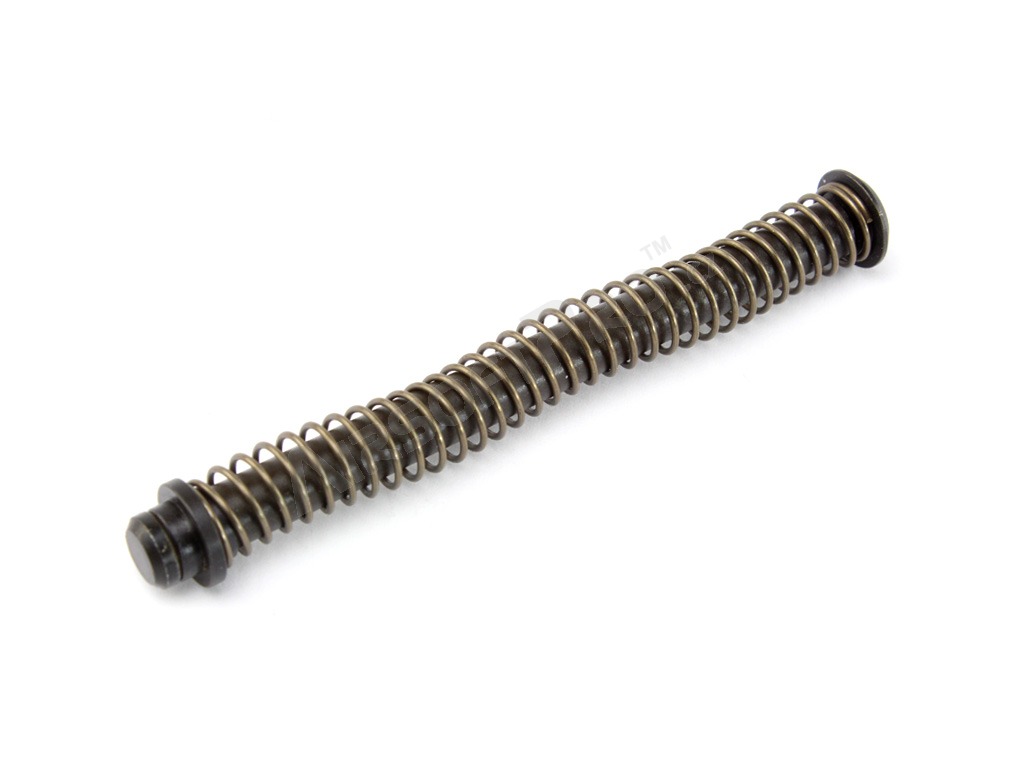 Enhanced recoil spring with guide for WE 17, 18, 34, 35 - black [SLONG Airsoft]