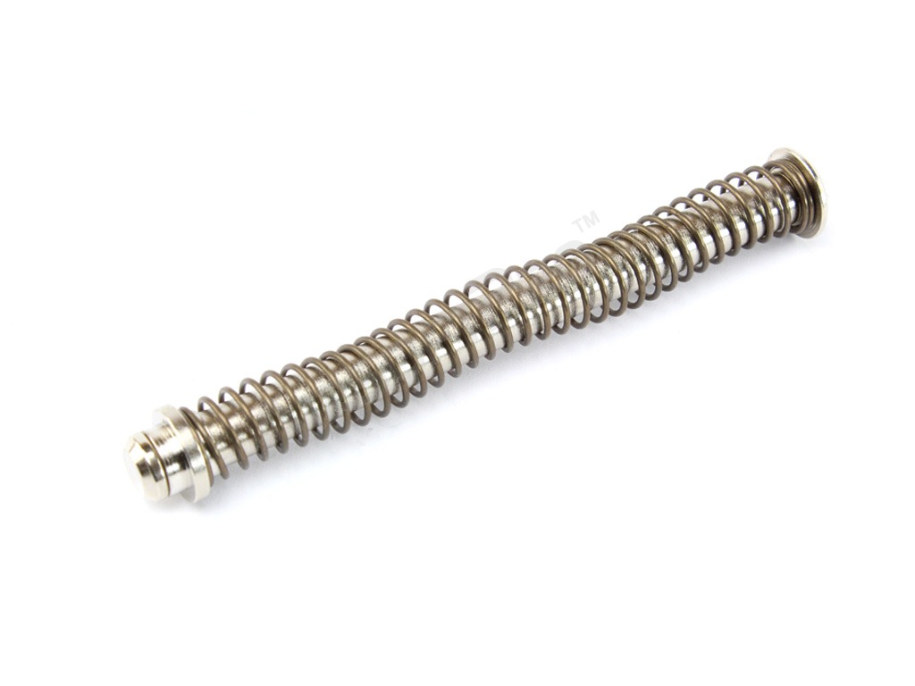 Enhanced recoil spring with guide for WE 17, 18, 34, 35 - silver [SLONG Airsoft]