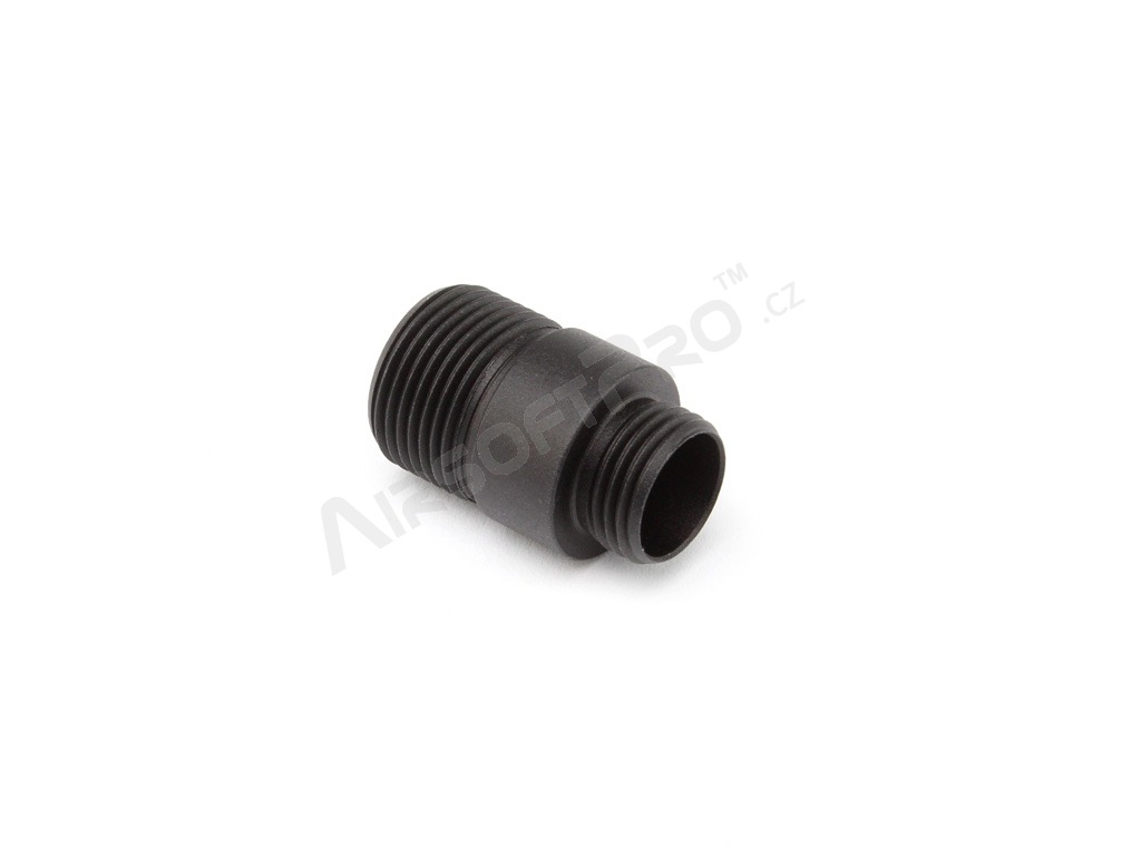 Pistols suppressor (silencer) adaptor from +11 to -14mm (SL00115) - gold cap [SLONG Airsoft]
