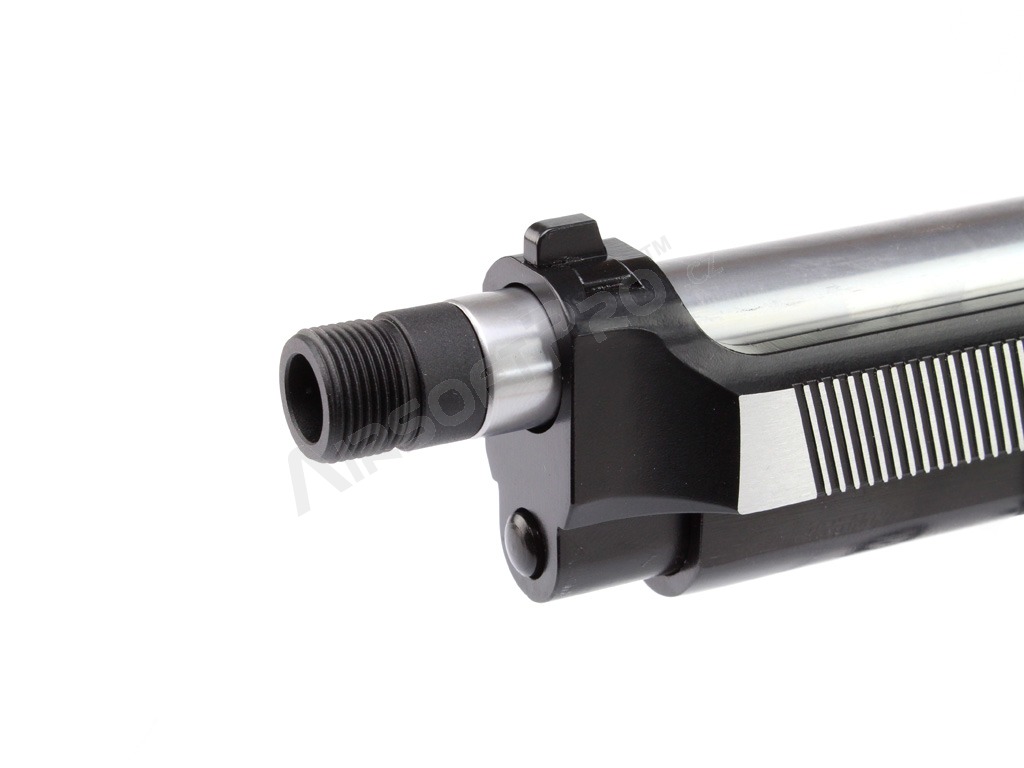 Pistols suppressor (silencer) adaptor from +11 to -14mm (SL00116) - black cap [SLONG Airsoft]
