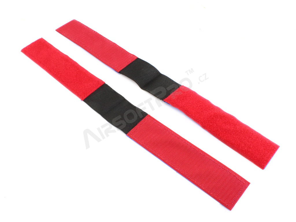 Rozlišovací páska na ruku - modrá / červená. 2 ks [SLONG Airsoft]