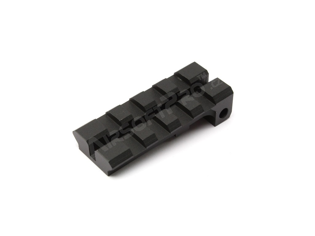 Short Red dot mount rail for WE / Marui G series pistol slide - black [SLONG Airsoft]