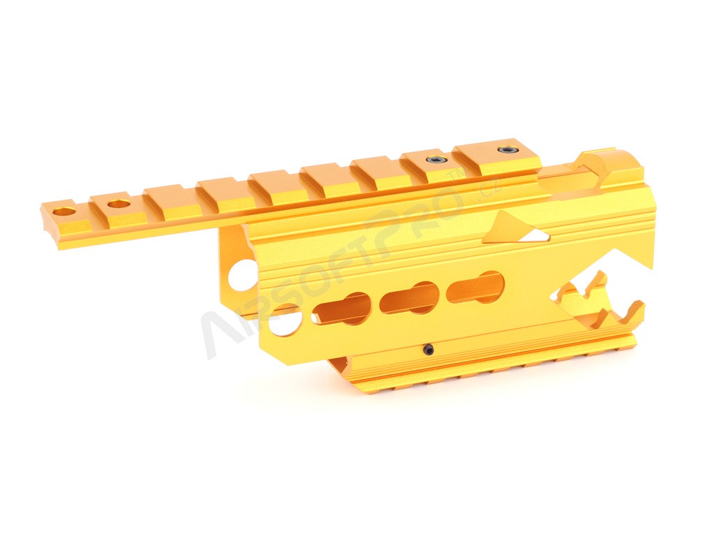 Tactical KeyMod mount for WE G serie pistol - gold [SLONG Airsoft]