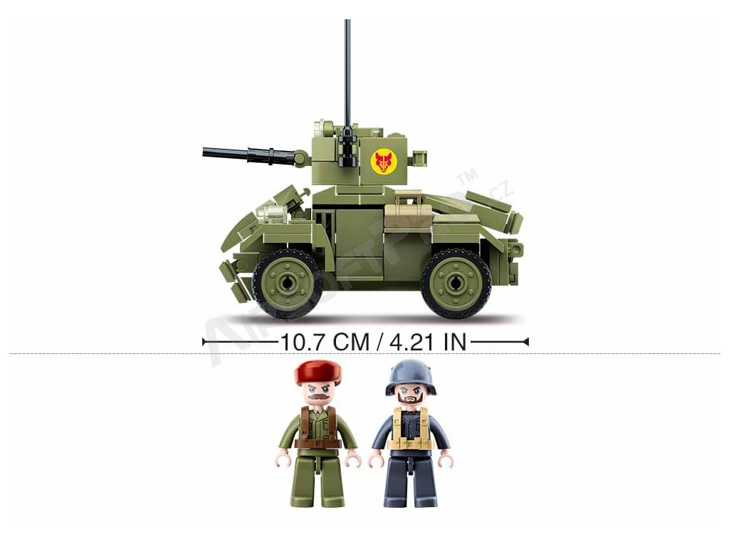 ARMY WW2 M38-B0710 Small English armored vehicle [Sluban]