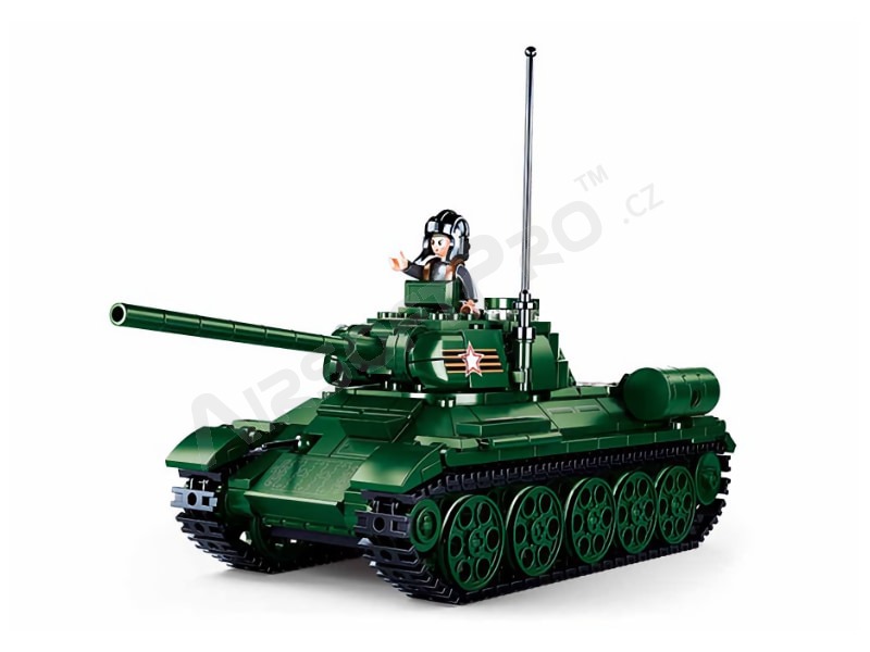 Stavebnice Model Bricks M38-B0982 Tank T34-85 [Sluban]