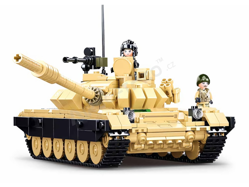 Stavebnice Model Bricks M38-B1011 Hlavní tank T-72B3 2v1 [Sluban]