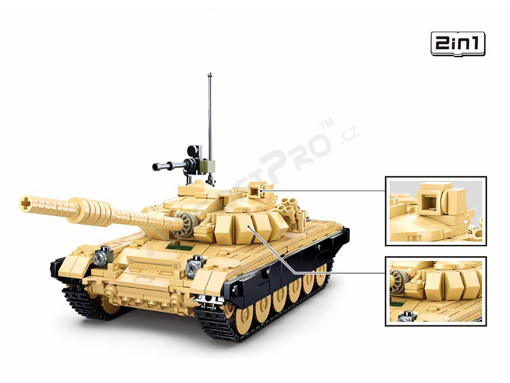 ARMY Model Bricks M38-B1011 Char principal T-72B3 2in1 [Sluban]