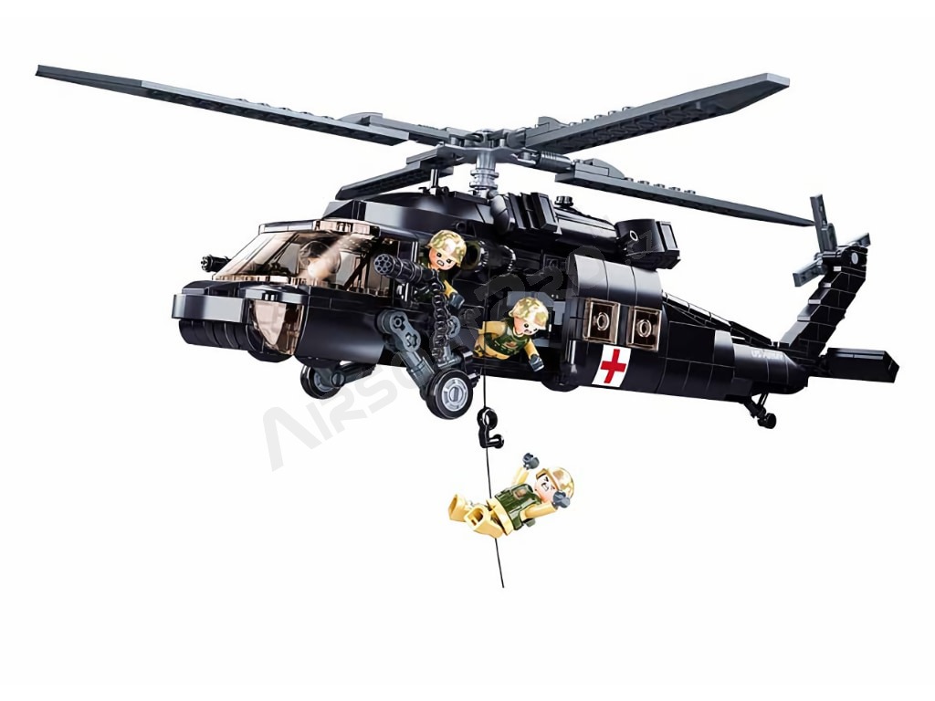 ARMY Model Bricks M38-B1012 Medical helicopter UH-60 Black Hawk [Sluban]