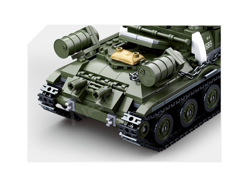 Stavebnice WW2 M38-B0689 Sovětský tank T-34/85 2v1 [Sluban]