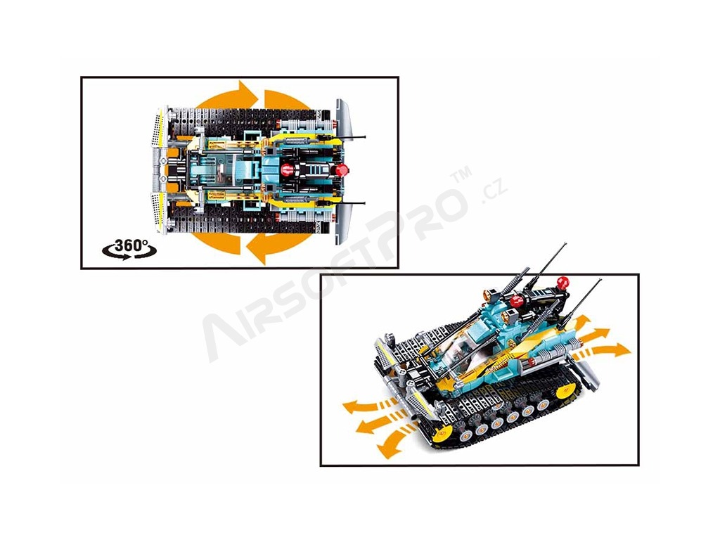Power Bricks M38-B1021 Crawler Scorpion R/C remote control [Sluban]