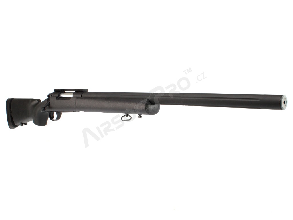 Airsoft sniper M24 Military - black, (SW-04JB) + FREE 500 FPS UPGRADE [Snow Wolf]