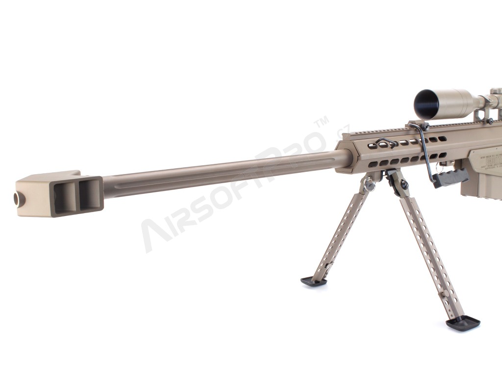 BARRETTES M82 (SW-02A), entièrement en métal, lunette bipod incluse, TAN [Snow Wolf]
