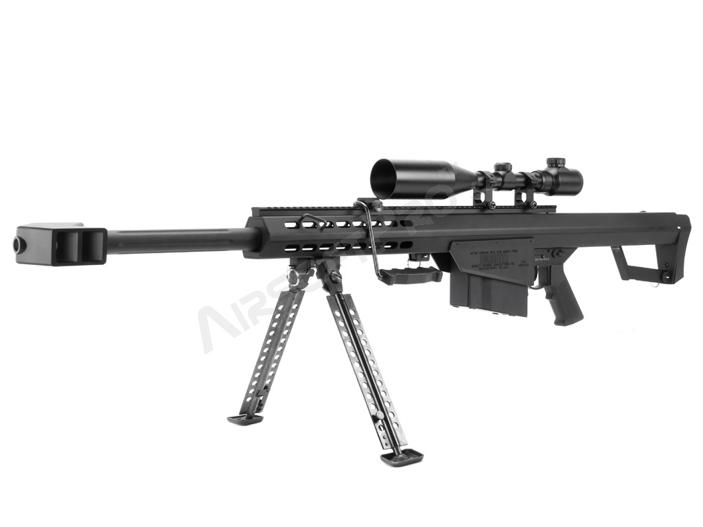 M82 CQB BARRETT (SW-02CQB-A),bipod + scope included, black [Snow Wolf]