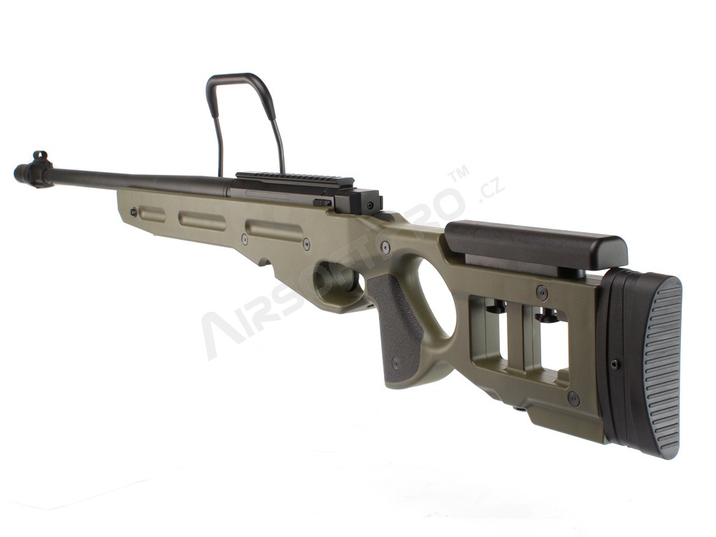 Airsoft sniper SV-98 (SW-025(OD)) spring action rifle, full metal - OD [Snow Wolf]