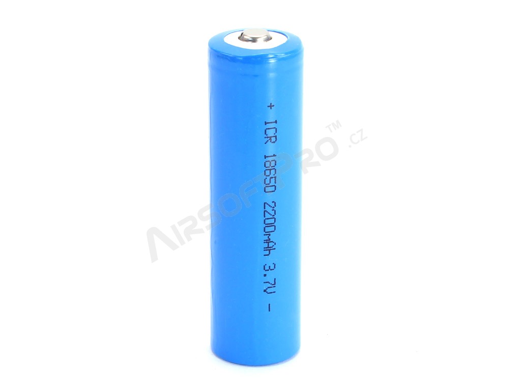 Rechargeable battery 18650 2200 mAh (Li-ion) [Solight]