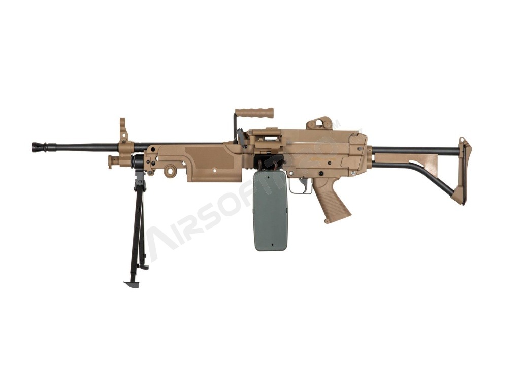 Réplique de la mitrailleuse SA-249 MK1 CORE™ - TAN [Specna Arms]