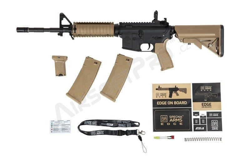 Airsoft rifle SA-E03 EDGE™ RRA Carbine Replica - Half TAN [Specna Arms]