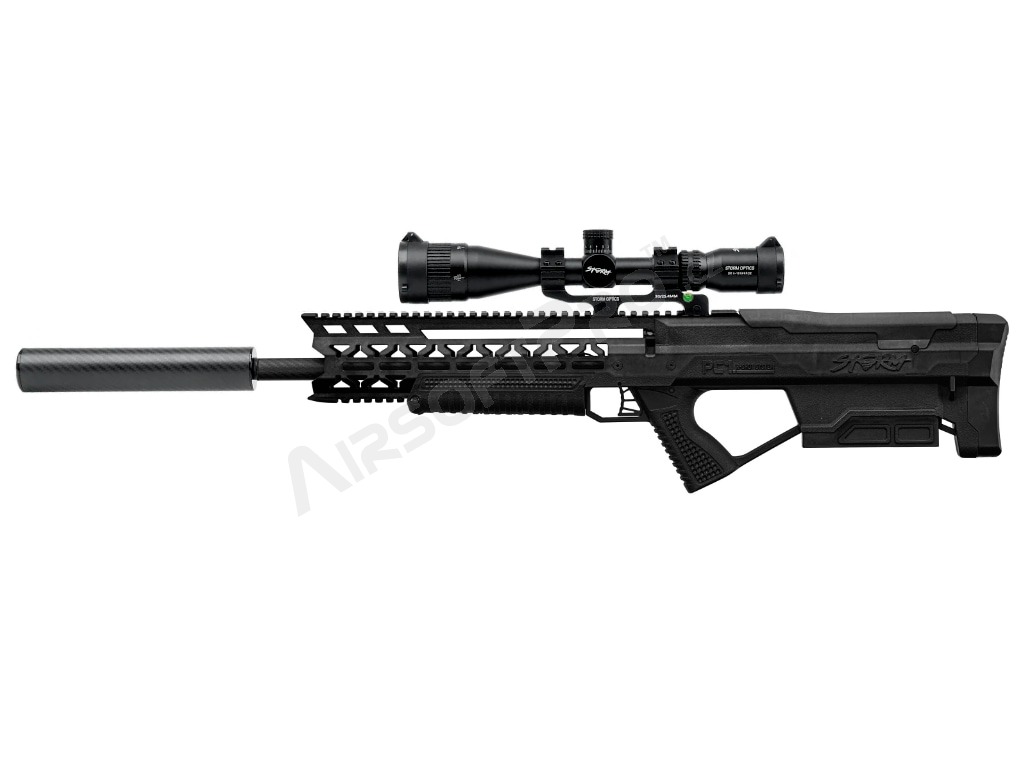 Airsoftová puška PC1 R-Shot System, Standard, Deluxe s optikou a pouzdrem - černá [STORM Airsoft]