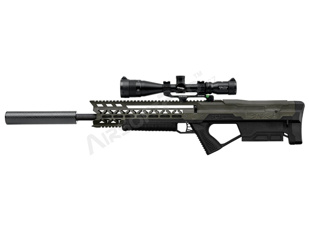 Airsoft sniper PC1 R-Shot System, Standard, Deluxe with scope and case - Olive Drab [STORM Airsoft]