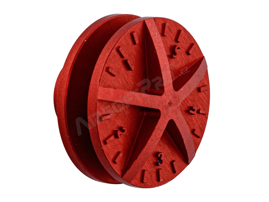 CNC Hop-up wheel for STORM PC1 - Red [STORM Airsoft]