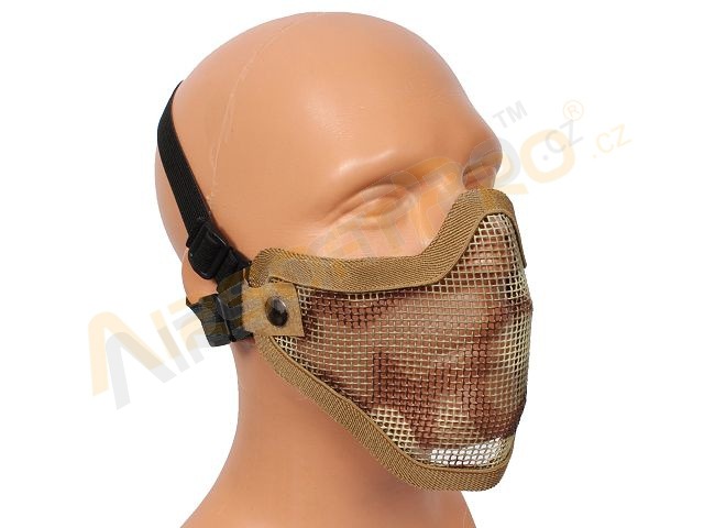 Masque STRIKE de protection du visage avec filet - désert [EmersonGear]
