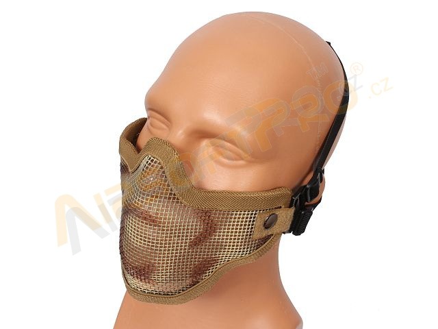 Masque STRIKE de protection du visage avec filet - désert [EmersonGear]