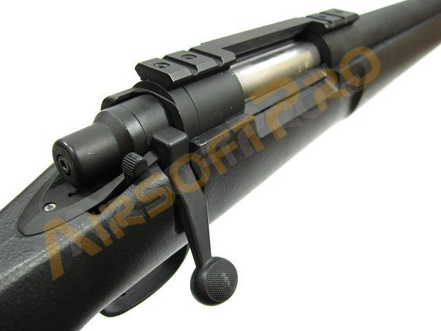 Airsoft sniper M24 - black (SW-04B) + FREE 500 FPS UPGRADE [Snow Wolf]
