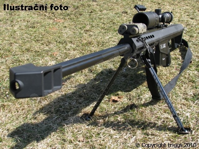 BARRETTES M82 (SW-02A), entièrement en métal, lunette bipod incluse, noir [Snow Wolf]