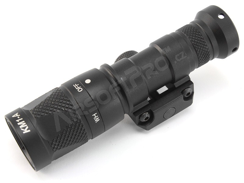 Lampe de poche tactique M300V LED avec support pour arme RIS - noir [Target One]
