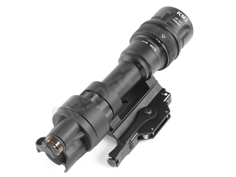 M952 LED Tactical Flashlight with the QD RIS gun mount - black [Target One]