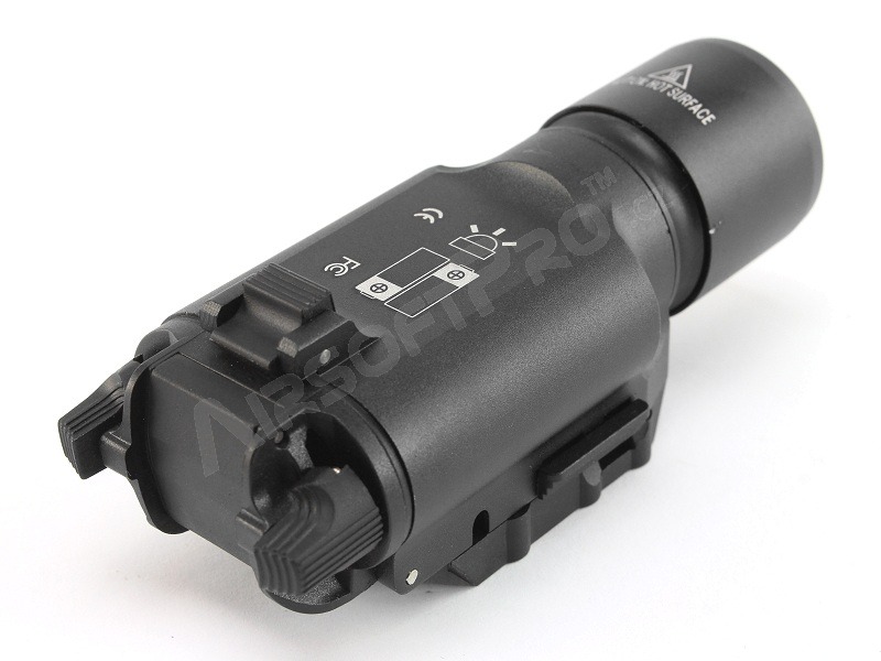Taktická svítilna X300 LED s RIS montáží na zbraň - černá [Target One]