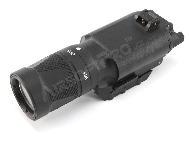 Lampe de poche tactique X300-V LED avec support pour arme RIS - noir [Target One]