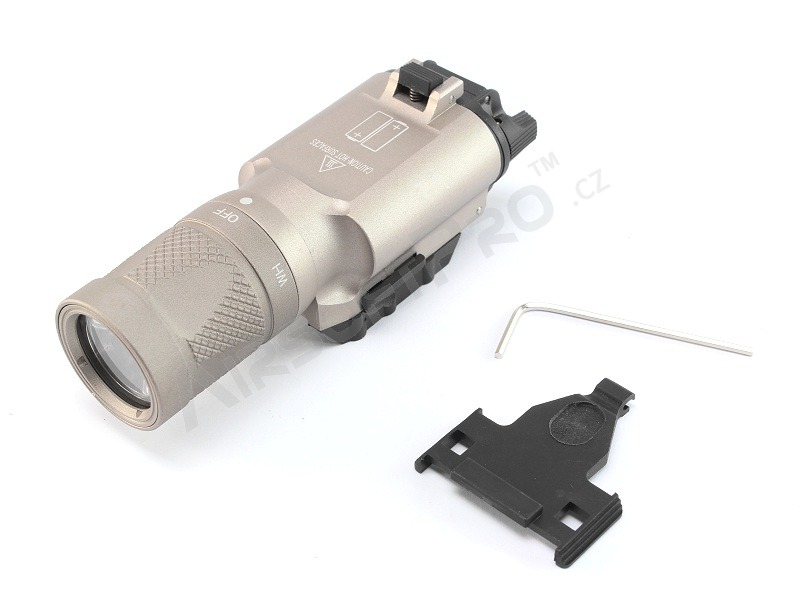 Lampe de poche tactique X300-V LED avec support pour arme RIS - DE [Target One]