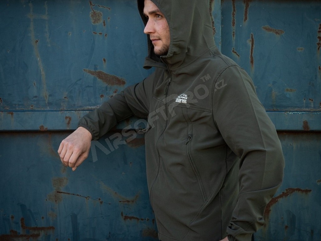 Softshell Trail jacket - Ranger Green, size L [TF-2215]